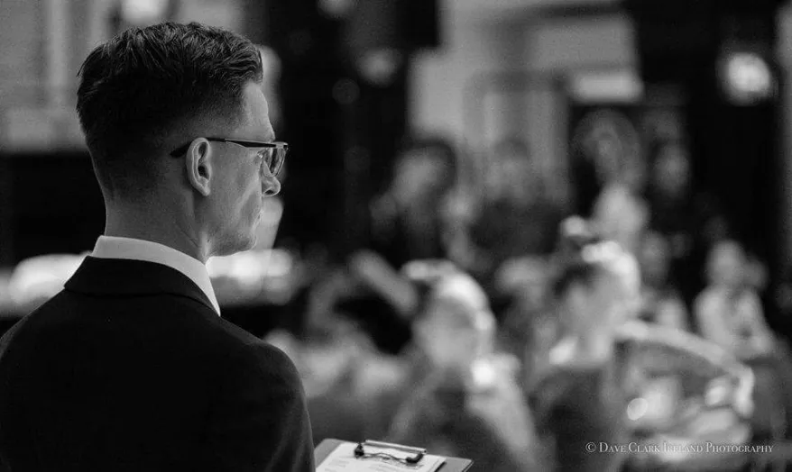 Wojtek Potaszkin adjudicating event